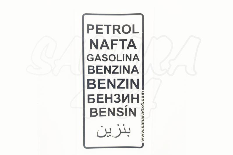 Pegatina de Gasolina 