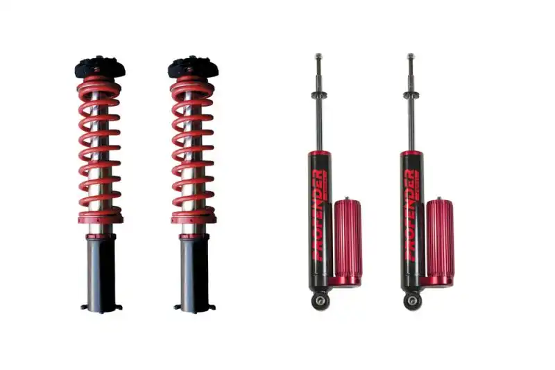 Kit 4 Amortiguadores Trail coilover del + Dakar tras para Suzuki Grand Vitara 2005-2015