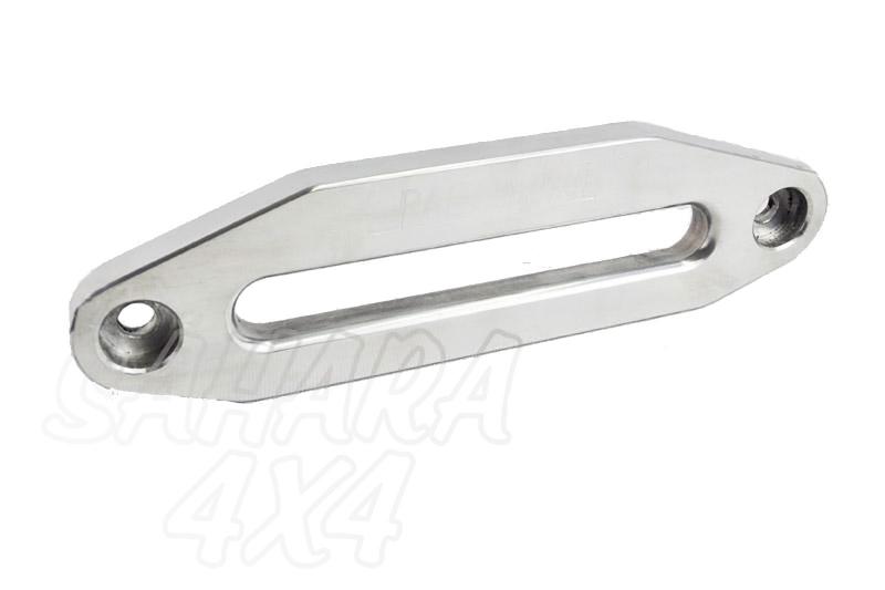 Aluminum fairlead for synthetic rope