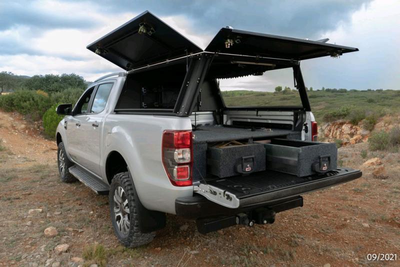 Hard Top Aluminio Rockalu para Isuzu D-Max Doble Cabina