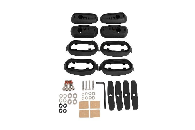 Kit base  ISUZU D-Max Gen3, 4dr Ute Crew - Los kits RCP Base se utilizan con la gama de sistemas de portaequipajes RC y RV de Rhino-Rack. El kit consta de almohadillas moldeadas y otros componentes diversos que se fijan a los puntos de montaje fijos en el techo de su vehculo.