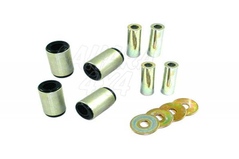 N02&03 Nolathane Control arm - lower inner bushing (camber correction) Nissan - Kit of 4 bushes LH/RH adj alignment - adds +/- 0.5 camber