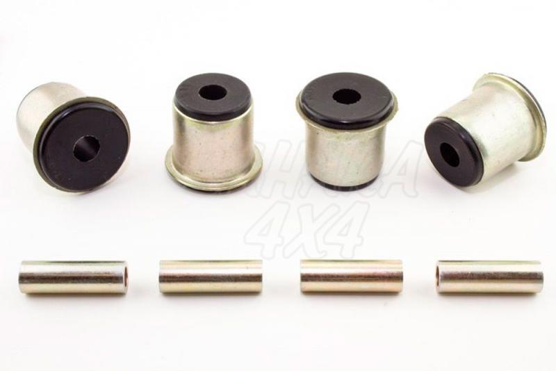 N10 Casquillos Poliurethano Nolathane Tirantes traseros Superiores Jeep - Kit de 4 Casquillos para 1 eje, Valido para eje delantero o trasero.