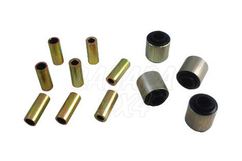 N10 Casquillos Poliurethano Nolathane Tirantes Traseros Superiores Land Cruiser HDJ - Kit de 4 casquillos