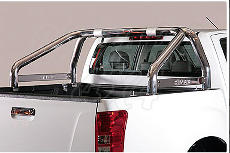 Rollbar en tubo inox 70 mm con grabacin para Isuzu D-Max 2012- - 