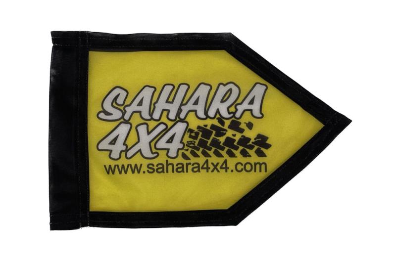 Bandera pequeña Sahara 4x4 para Antena