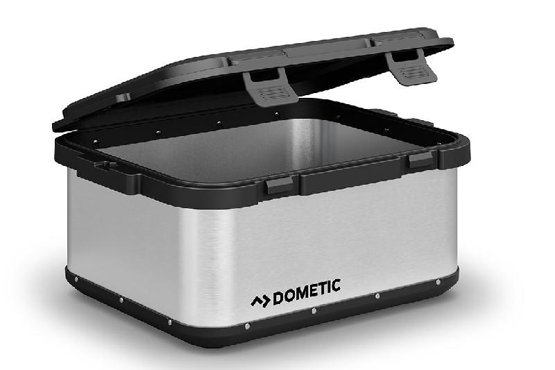 Almacenamiento de equipo porttil lado duro Dometic 50L/13.2 Gal / Pizarra - El almacenamiento rgido de Dometic le permite guardar el equipo esencial para actividades al aire libre en un solo lugar, lo que hace que sea sencillo cogerlo de la estantera o del suelo y deslizarlo en el maletero para salir a la calle.