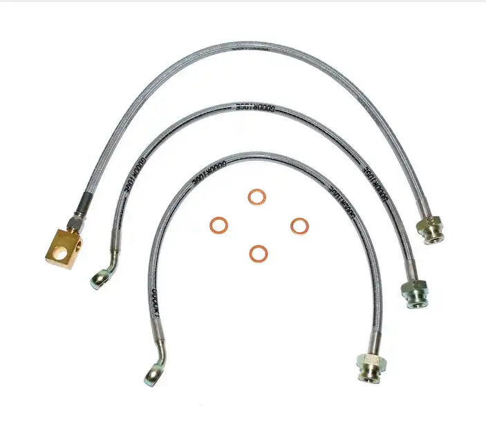 Latiguillos metálicos +0cm para Nissan Terrano II (R20)/Ford Maverik