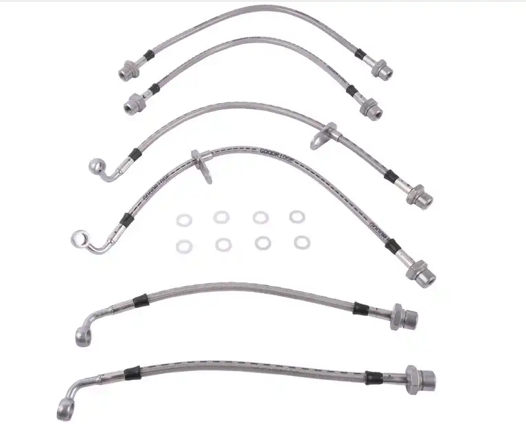 Latiguillos metálicos +0cm para Toyota Land Cruiser 100