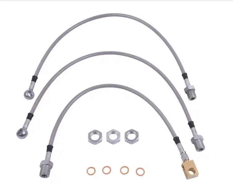 Latiguillos metálicos +5cm para Jeep Cherokee XJ