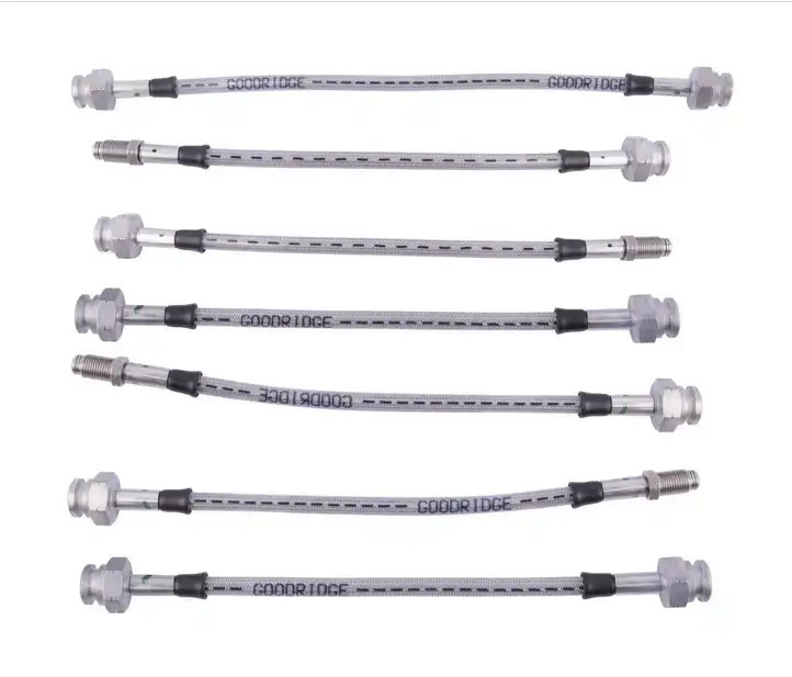 Latiguillos metálicos +5cm para Mitsubishi Montero II