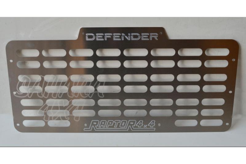 Calandra delantera Raptor4x4 metlica para Land Rover Defender - Rejilla de radiador de aleacin HD, espesor 3 mm.