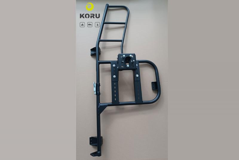 Man TGE left wheel carrier, adjustable 180 hinge with ladder 