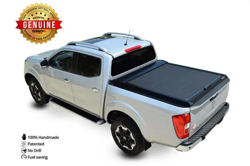 Persiana de aluminio enrollable para Nissan Navara D23, doble cabina