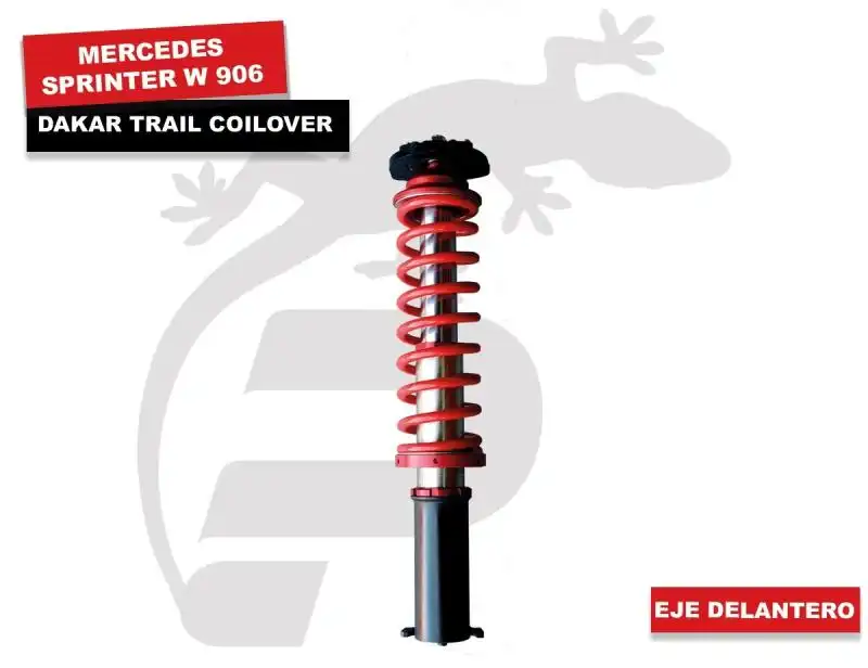 Kit 2 Amortiguadores Trail delanteros para Mercedes Sprinter W906 (2006-2018) - Muelle delantero incluido, cuerpo roscado. Precio por pareja.