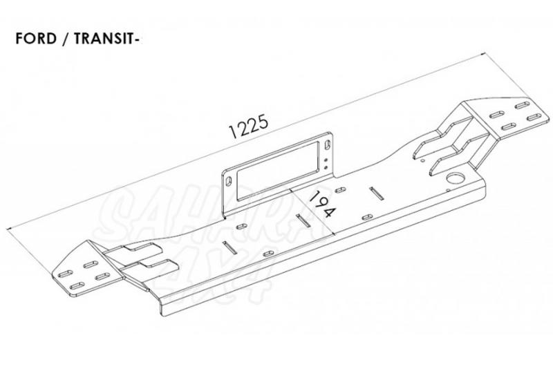 Soporte de cabrestante Ford Transit (2014 -2019)