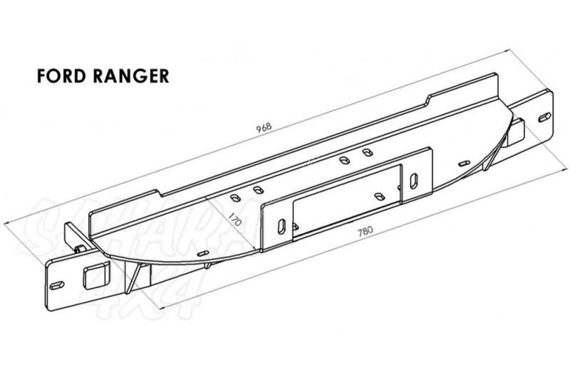 Soporte de cabrestante Ford Ranger (2012 - 2016) - 