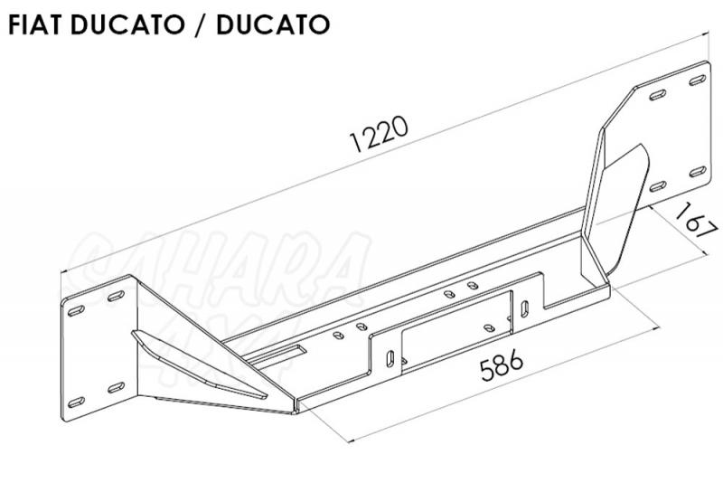 Soporte de cabrestante Fiat Ducato (2014 - 2016 -)