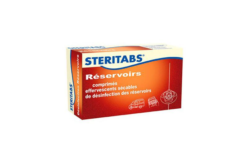 Comprimidos efervescente para desinfección de depositos STERITABS