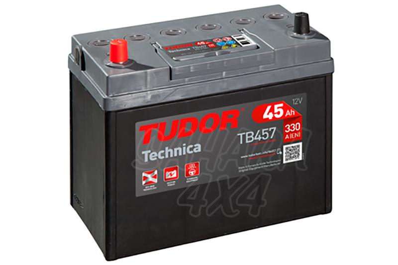 Bateria TUDOR Technica TB457 45 AH , Positivo Izquierda - LONGITUD: 237 MM ANCHO: 127 MM ALTURA: 227 MM