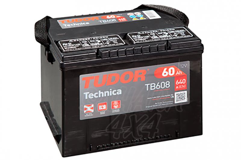 TUDOR Technica Battery TB608 60 AH, LEFT  +