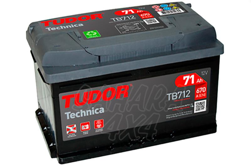 TUDOR Technica Battery TB712 71 AH, RIGHT  +