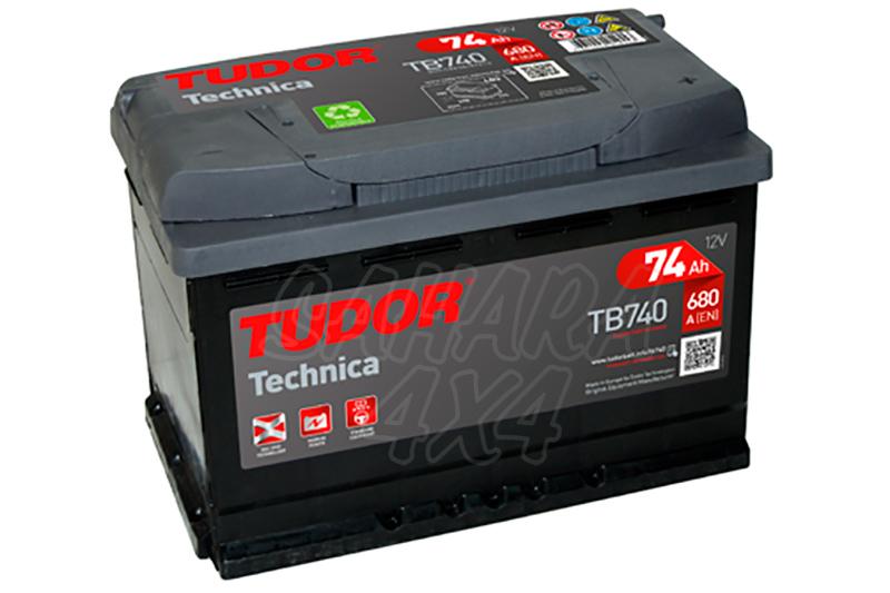 TUDOR Technica Battery TB740 74 AH, RIGHT  +