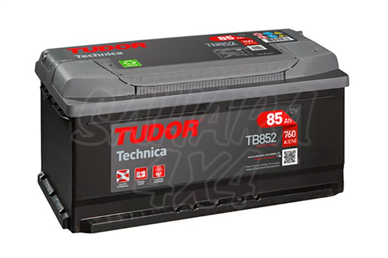 TUDOR Technica Battery TB852 85 AH, RIGHT  +