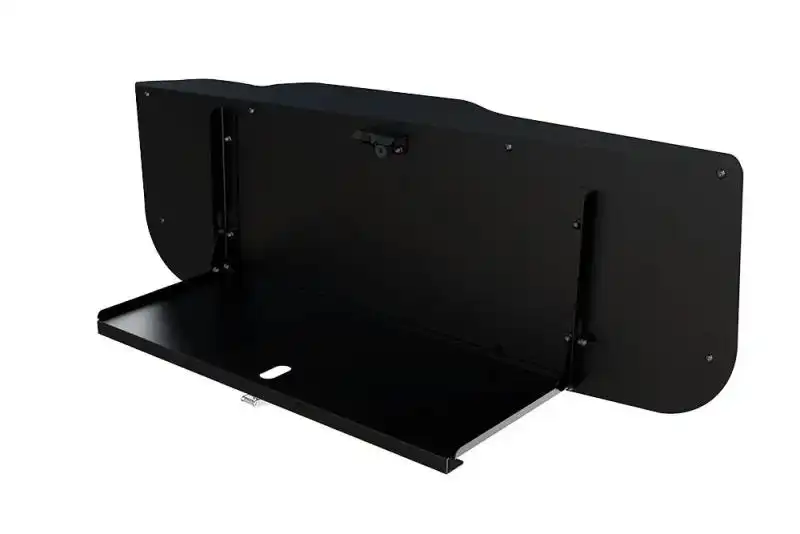 Mesa Interior Plegable para puerta trasera de Ford Bronco (2021-actual) - La mesa abatible del Suzuki Jimny, que encaja en la puerta trasera, le proporcionar una superficie de trabajo de 615 mm de ancho por 257 mm de largo, ideal para preparar bebidas y comidas en paradas cortas o largas.