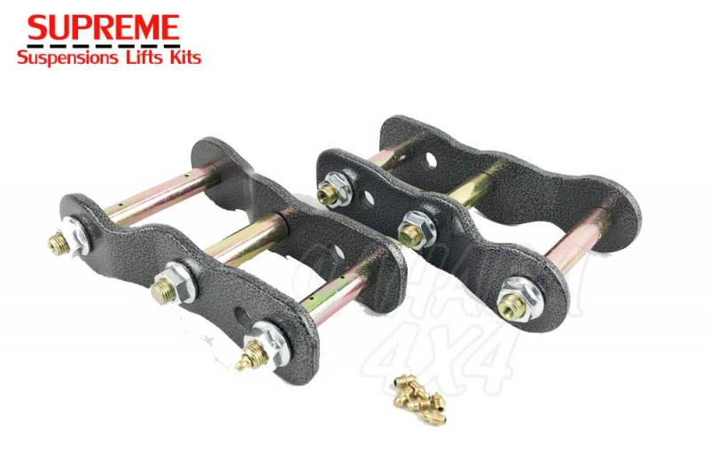 Rear shackle kit +25/50 mm for Fiat Fullback