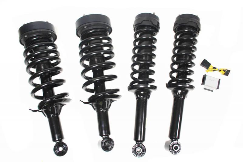 Discovery 4 Air Spring to Coil Conversion Kit - By Dunlop -  - Includes 4 Struts and ECU Disabling Unit