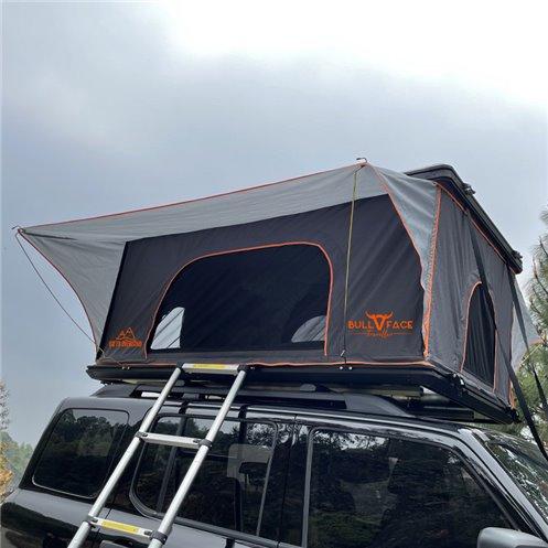 Tienda techo Aluminio Erfoud negra 221x131x99 (cm) 