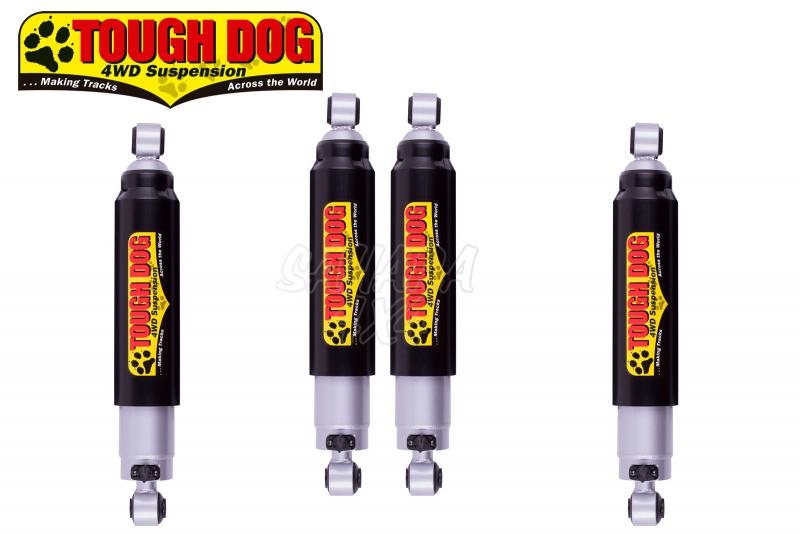 Kit de 4 amortiguadores Tough Dog Regulable Nissan Patrol GRY60-61 - Kit de 4 amortiguadores. Seleccione su elevación.
