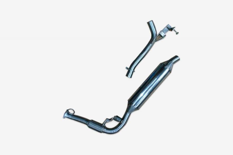 Tecinox Salida lateral HDJ80 1990 a 1998 desde turbo  Toyota Land Cruiser HDJ80 - Fabricados en acero inoxidable