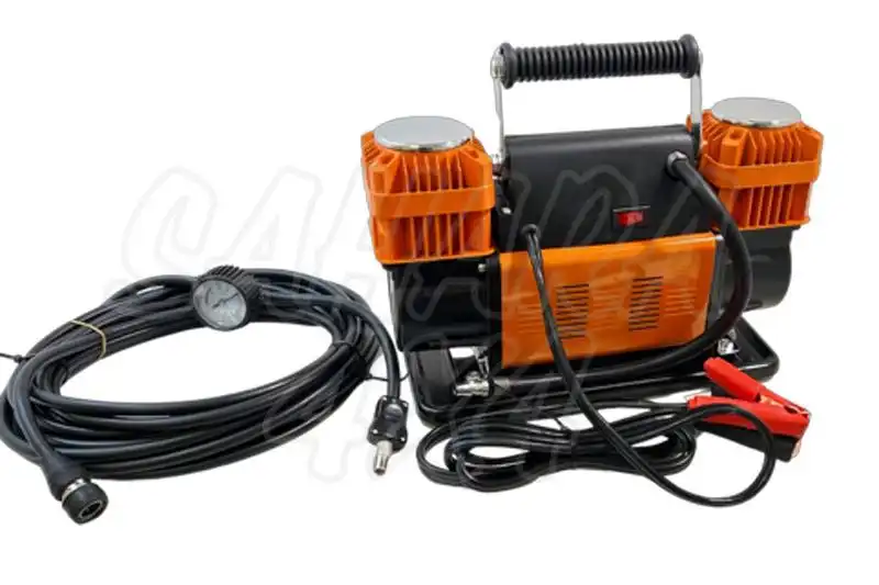 Twin Motor 12v Compressor 300l/min - Ready to use portable compressor