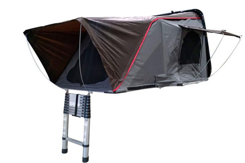 Tienda techo Fez negra 160x220x115 cm