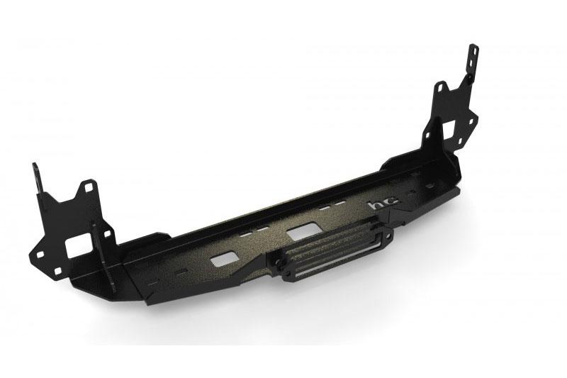 VW T5 2003-2015 hidden winch mount plate - Winch mounting plate under the original bumper