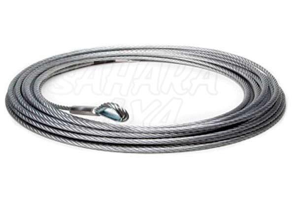 Cable de acero + gancho para warrior winch , varias medidas