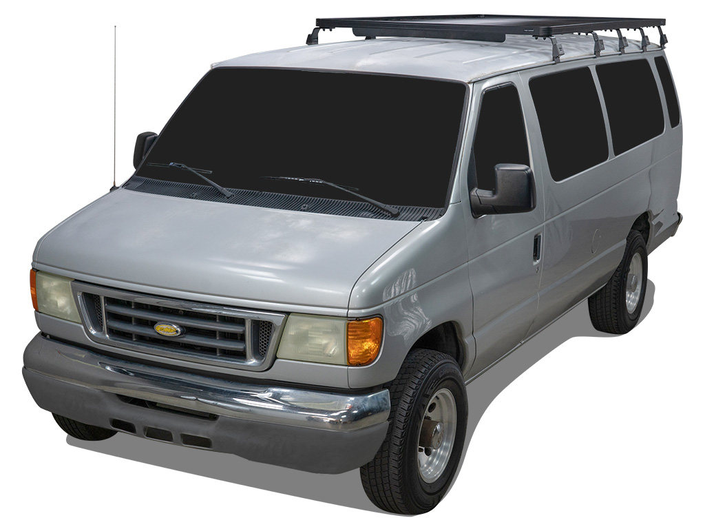 Ford E150/E250/E350 Extended Cab (1992-2014) Slimline II 3/4 Roof Rack Kit - by Front Runner