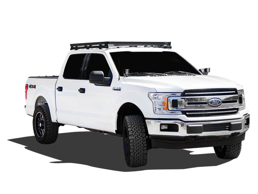 Ford F-150 Crew Cab (2009-Current) Slimline II Roof Rack Kit / Low Profile - by Front Runner