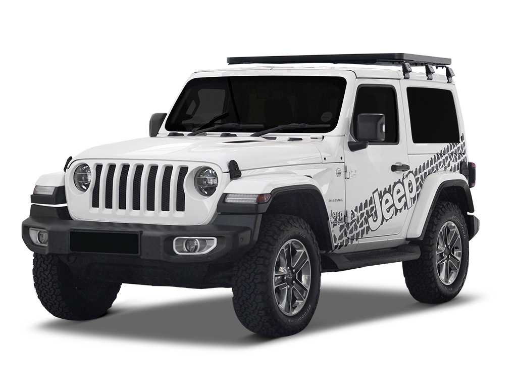 Jeep Wrangler JL 2 Door (2018-Current) Slimline II 1/2 Roof Rack Kit / Tall - by Front Runner