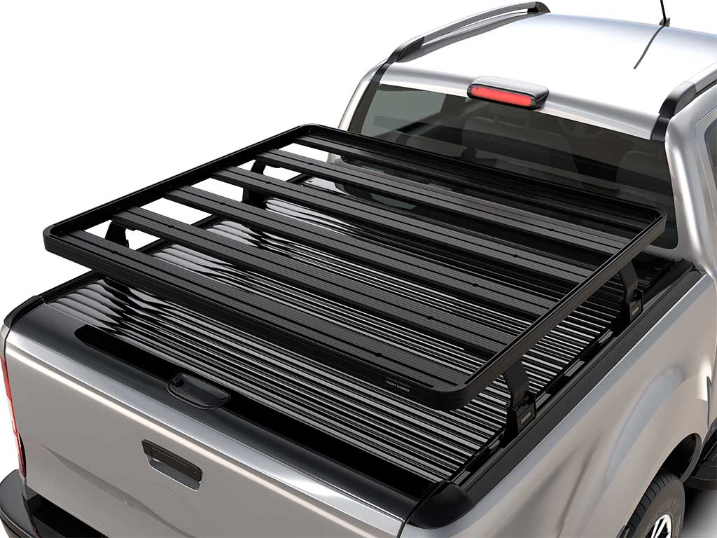 Pickup Roll Top with No OEM Track Slimline II Load Bed Rack Kit / 1425(W) x 1358(L) - by Front Runne