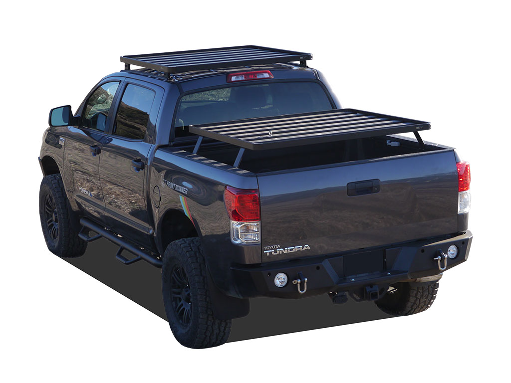 Toyota Tundra DC 4-Door Pickup Truck (2007-Current) Slimline II Load Bed Rack Kit - by Front Runner