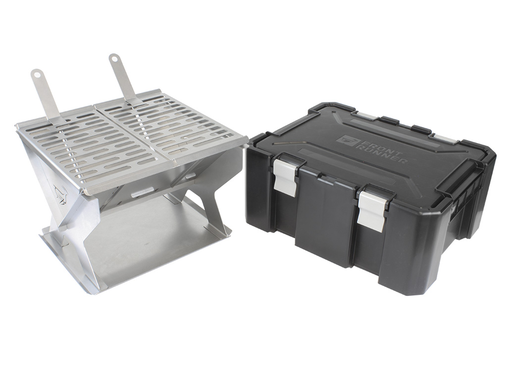 Juego de Parrilla para BBQ /Fogn AND Caja Wolf Pack Pro